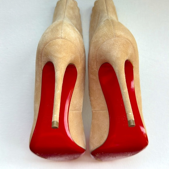 Christian Louboutin Women's Peep Toe Heels - Nude - Picture 8 of 10